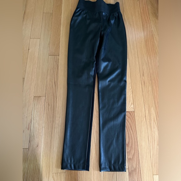 Alloy Apparel Pants - Alloy Apparel size small black pants. Faux leather front. Elastic waist NWOT